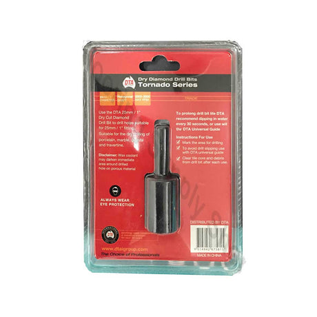 DTA Tornado dry cut diamond bit for professional tile installation and stone fabrication.