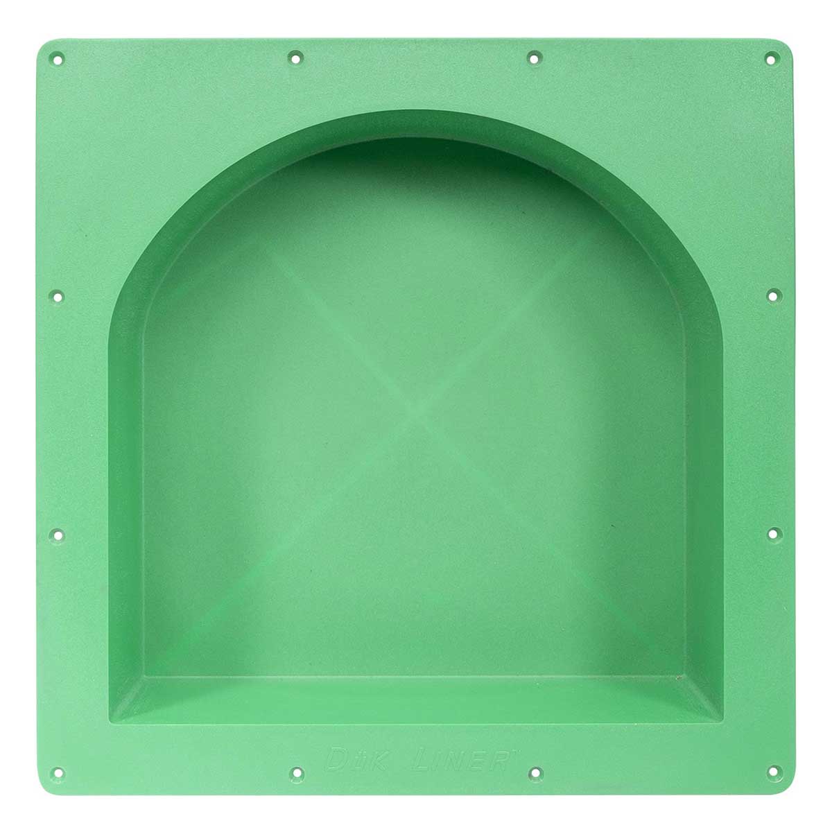 Recess Green arched ready to tile shower niche for bathroom walls