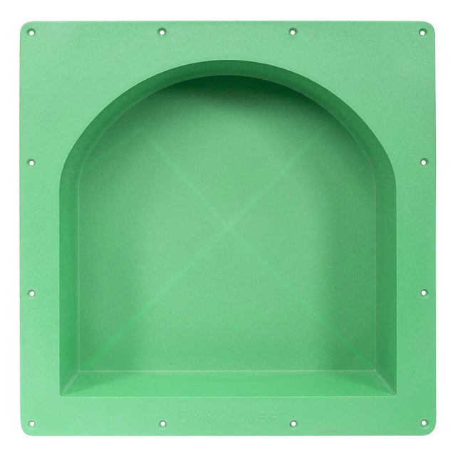 Recess Green arched ready to tile shower niche for bathroom walls
