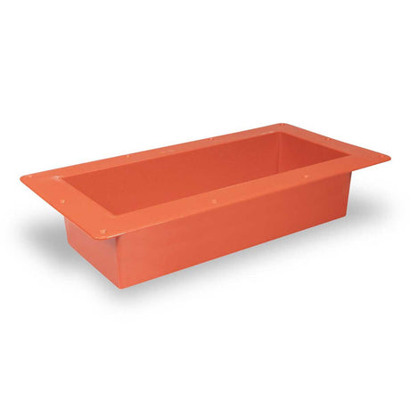 Recess Red recessed shower niche for shampoo and soap storage