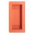 Recess Red 6x14 ready to tile shower niche for bathroom walls