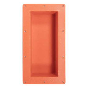 Recess Red 6x14 ready to tile shower niche for bathroom walls