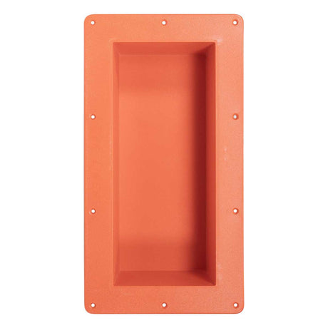 Recess Red 6x14 ready to tile shower niche for bathroom walls
