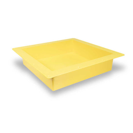 Recess Yellow recessed shower niche for shampoo and soap storage