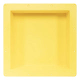 Recess Yellow 14x14 ready to tile shower niche for bathroom walls