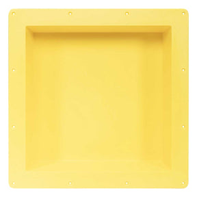 Recess Yellow 14x14 ready to tile shower niche for bathroom walls