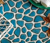 Pele Glazed Pebbles Series - Blue Hawaiian