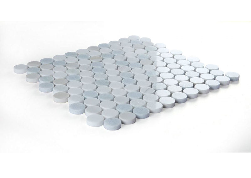 Mosaics Marble Penny Series - Blue Sky