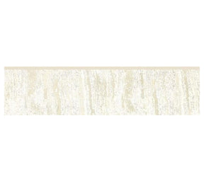 Porcelain Trims Stone Look Bullnose 3 x 12 - White