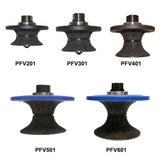 Alpha V-Series Wet Cutting Profiler Full Bullnose 1-14