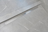 SereneDrains Linear Shower Drain Linear Wedge - Polished 47