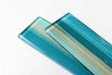 Black Forest Painted Glass Series 3 x 12 - Turquoise
