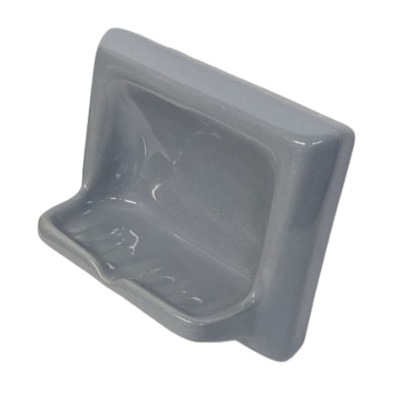 Ceramic Glaze Soap Dish Glossy Sky Blue