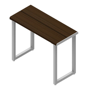 Invisia Free-Standing Shower Bench 24 Brushed Nickle