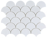 Mosaic Marble Fish Scale - Thassos