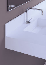 Quare Design Cosmopolitan Countertop Double Sink 60 x 22