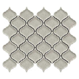 Crackle Glass Porcelain and Glass Arabesque - Burano Lace