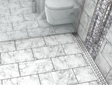 Quartz Linear Shower Drain Brushed Stainless - Hawaii 28