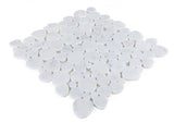 Marble Pebbles Mosaics Heart Shape - Carrara White