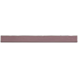 Kaleidoscope Handmade Ceramic Tile Bullnose 1x12 - Pink