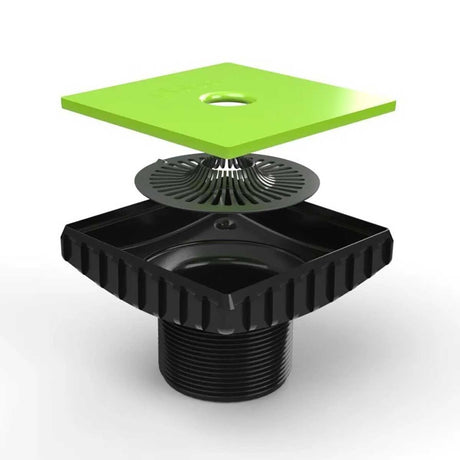 Ebbe Drain Square Shower Drain Body Riser