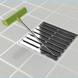 Ebbe Drains Unique Square Shower Drain Grate with drain puller