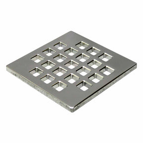 Classic pattern stainless steel Ebbe shower drain grate Brushed Nickel