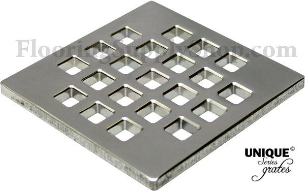 Ebbe Unique Square Shower Drain Grate Classic