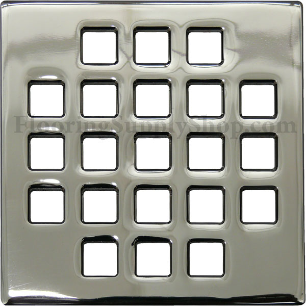 Ebbe Unique Square Shower Drain Grate Classic