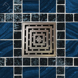 Ebbe Unique Square Shower Drain Grate Frames