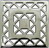 Ebbe Unique Square Shower Drain Grate Lattice
