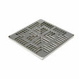 Ebbe Drains Unique Square Shower Drain Grate - Navajo Polished Chrome