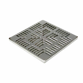 Ebbe Unique Navajo square shower drain grate with optional E4400 drain body