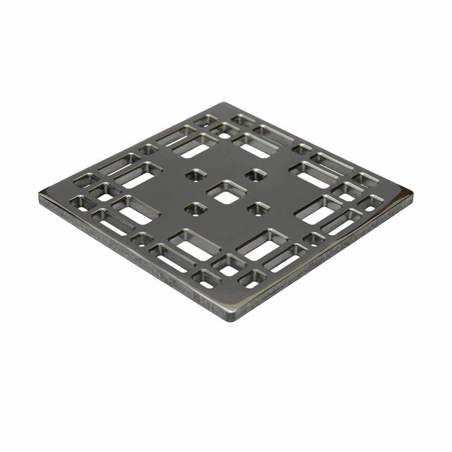 Ebbe Drains Unique Square Shower Drain Grate - Prairie