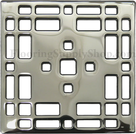 Ebbe Unique Square Shower Drain Grate Prairie