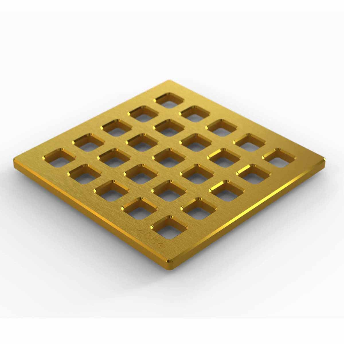 Ebbe Drains Unique Square Shower Drain Grate - Quadra
