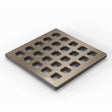 Ebbe Drains Unique Square Shower Drain Grate - Quadra