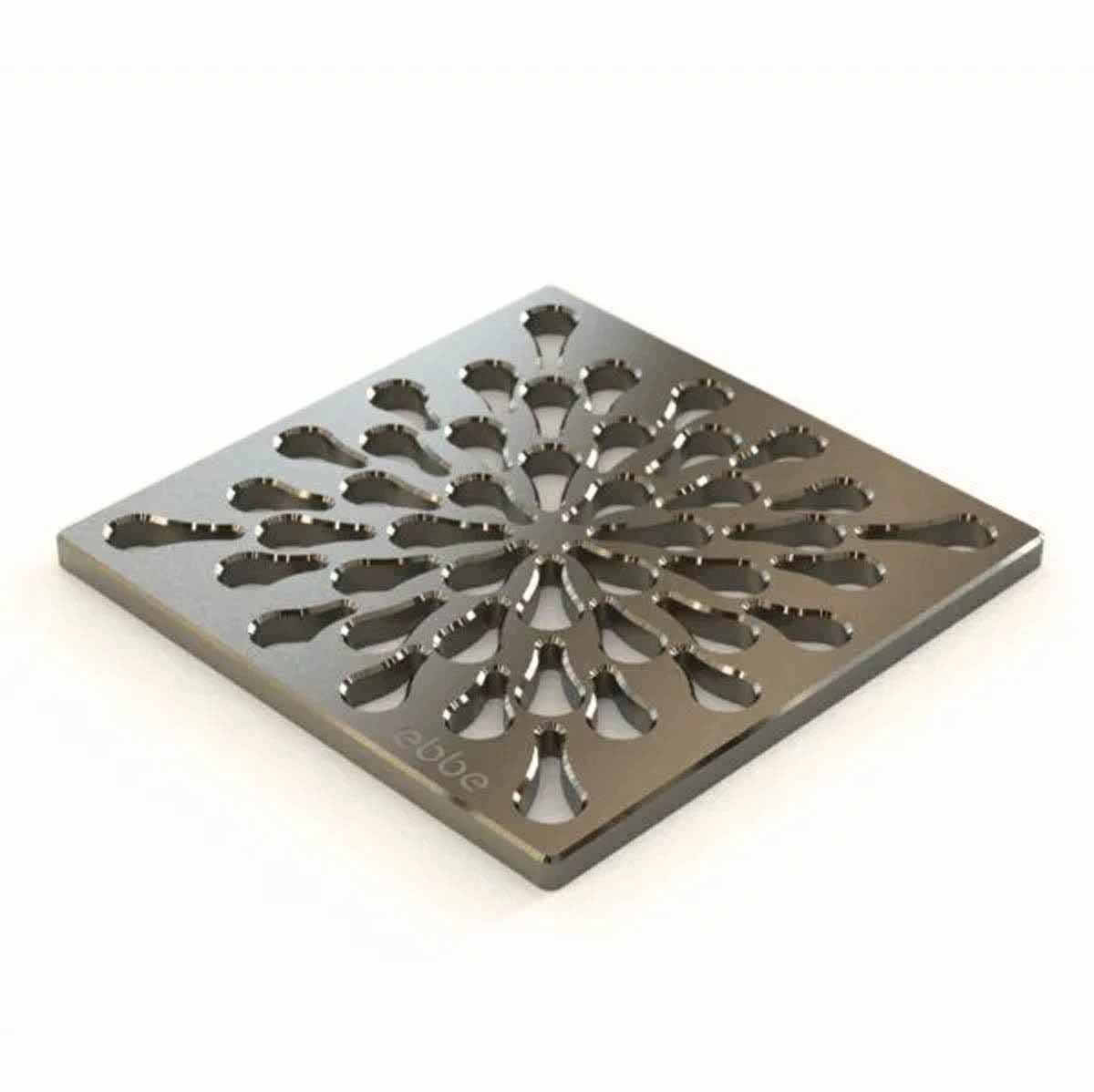 Ebbe Drains Unique Square Shower Drain Grate - Splash