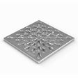 Ebbe Drains Unique Square Shower Drain Grate - Splash