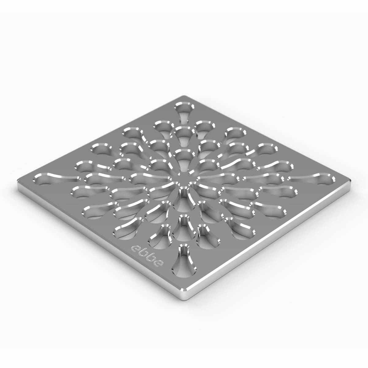 Ebbe Drains Unique Square Shower Drain Grate - Splash