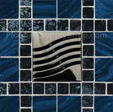 Ebbe Unique Square Shower Drain Grate Tsunami