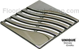 Ebbe Unique Square Shower Drain Grate Tsunami