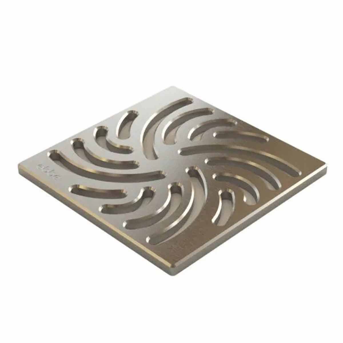 Ebbe Drains Unique Square Shower Drain Grate - Twister