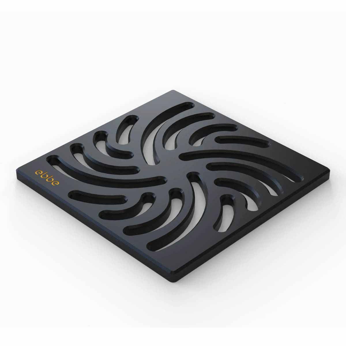 Ebbe Drains Unique Square Shower Drain Grate - Twister