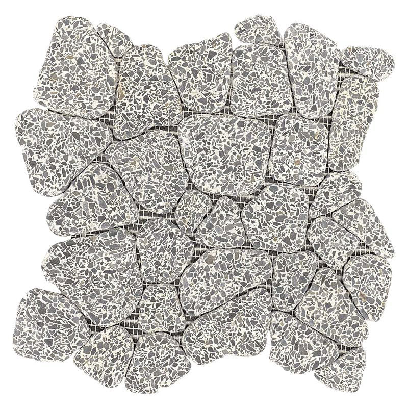 Mosaics Terrazzo Pebbles Blacktop Mosaic Tile for Shower Walls and Floors