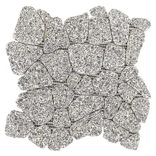 Mosaics Terrazzo Pebbles Blacktop Mosaic Tile for Shower Walls and Floors