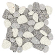 Mosaics Terrazzo Pebbles Blend Mosaic Tile for Shower Walls and Floors