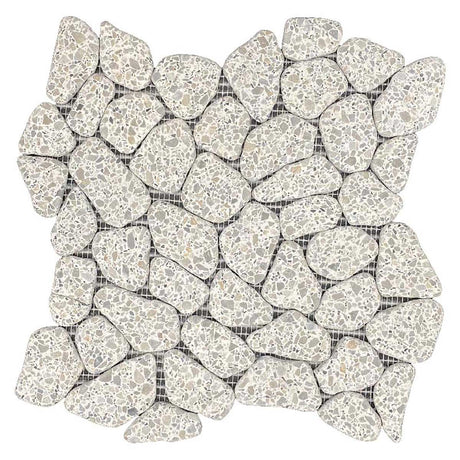Mosaics Terrazzo Pebbles Cement Sprinkle Mosaic Tile for Shower Walls and Floors