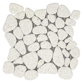 Mosaics Terrazzo Pebbles Crushed Crystal Mosaic Tile for Shower Walls and Floors
