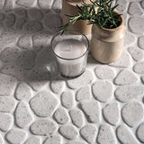 Crushed Crystal Terrazzo Pebble Mosaic Tile Tumbled Finish
